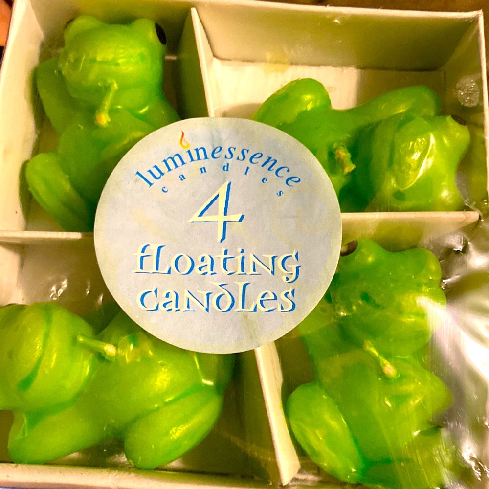 New sealed luminescence candles for floating candles, frogs